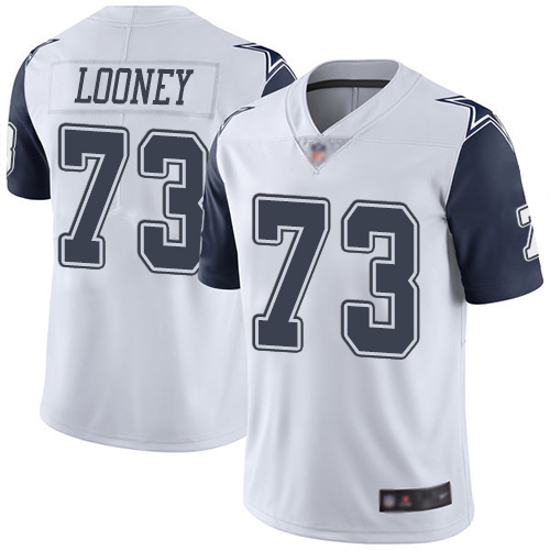 Men Dallas Cowboys Limited White Joe Looney #73 Rush Vapor Untouchable NFL Jersey->dallas cowboys->NFL Jersey